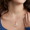 Graceful Ballerina Pendant Necklace