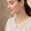 Golden Fold Pendant Set