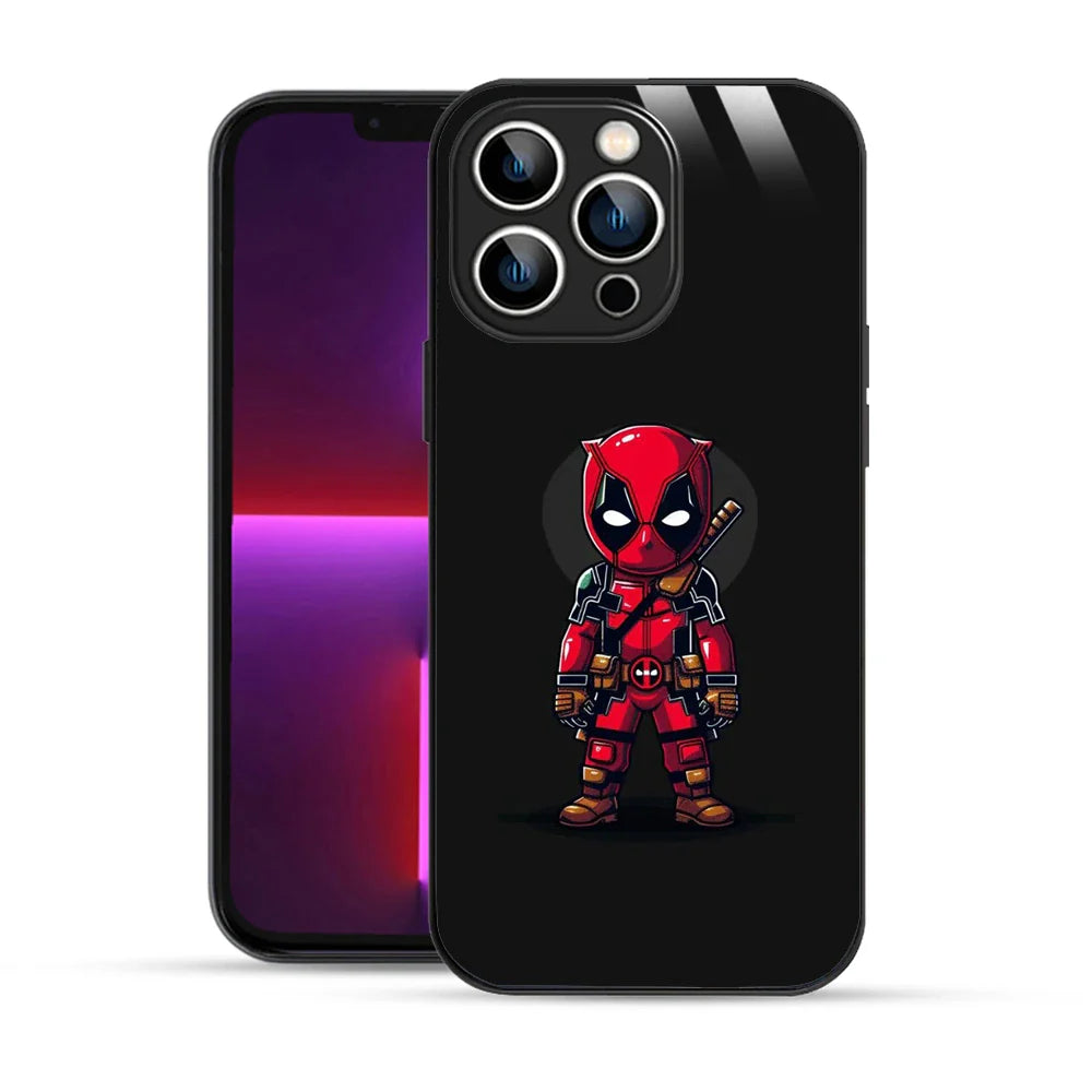 Bornstud Deadpool Chibi Style Printed Case for iPhone 13 Pro Max
