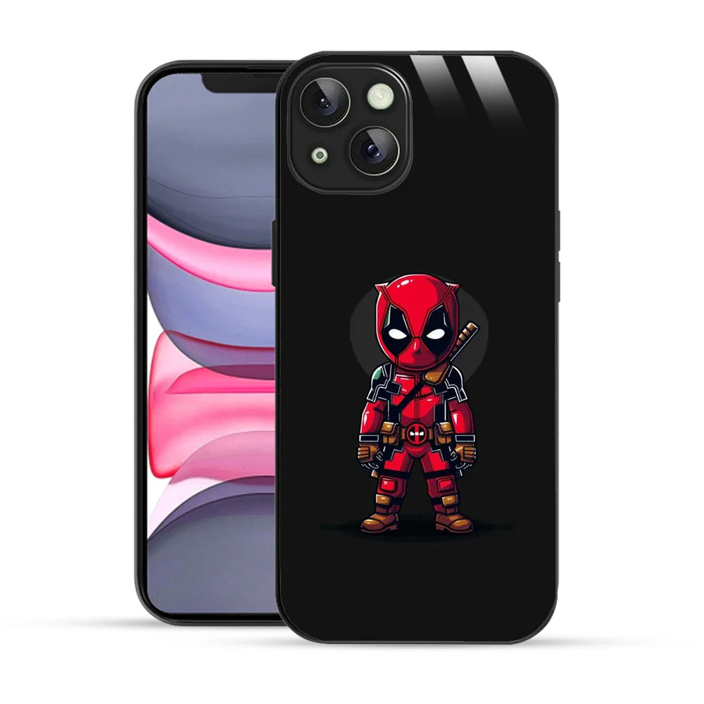 Bornstud Deadpool Chibi Style Printed Case for iPhone 14 Plus