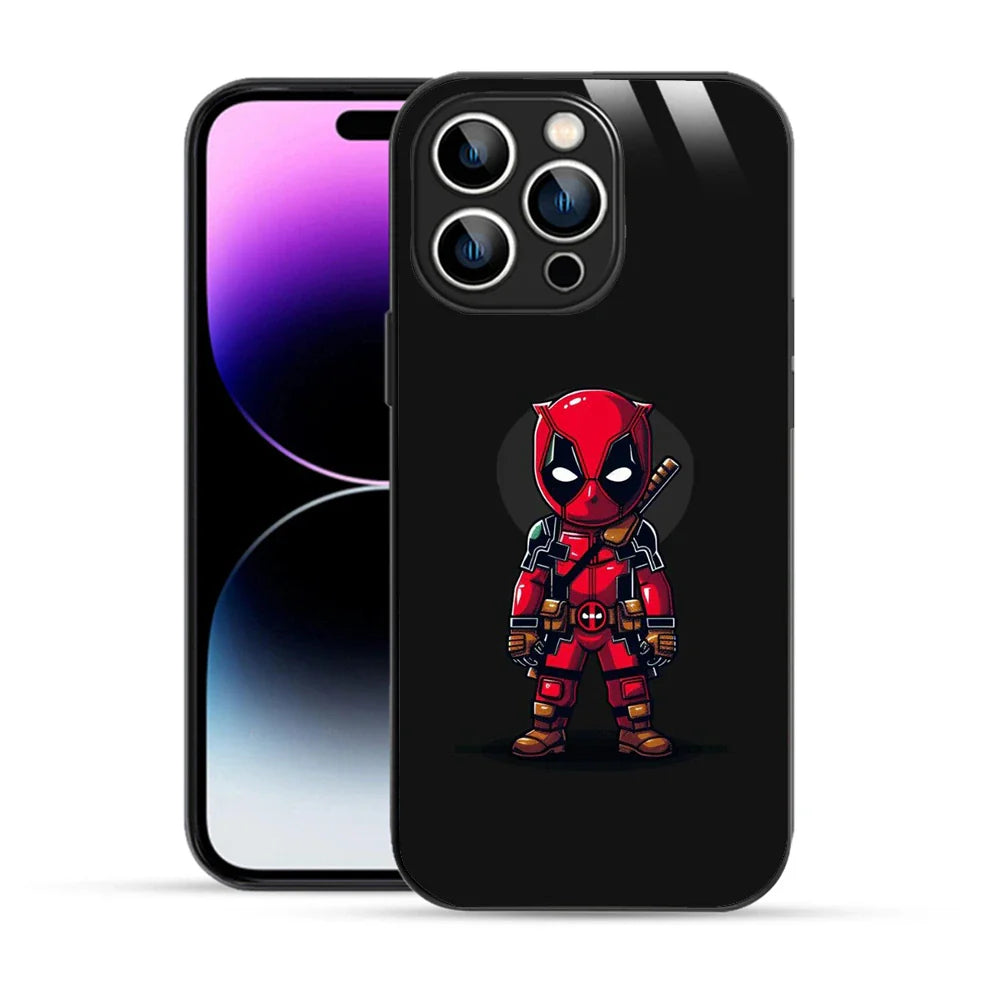 Bornstud Deadpool Chibi Style Printed Case for iPhone 14 Pro