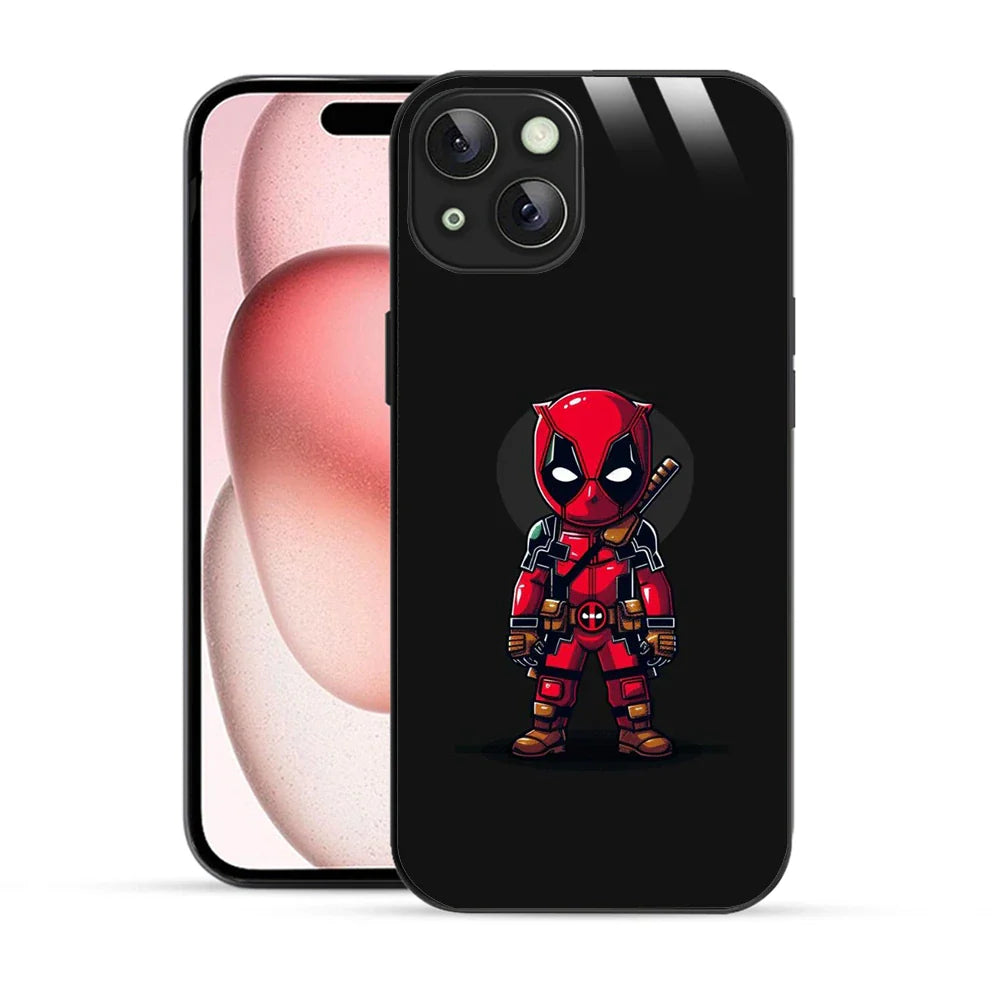 Bornstud Deadpool Chibi Style Printed Case for iPhone 15