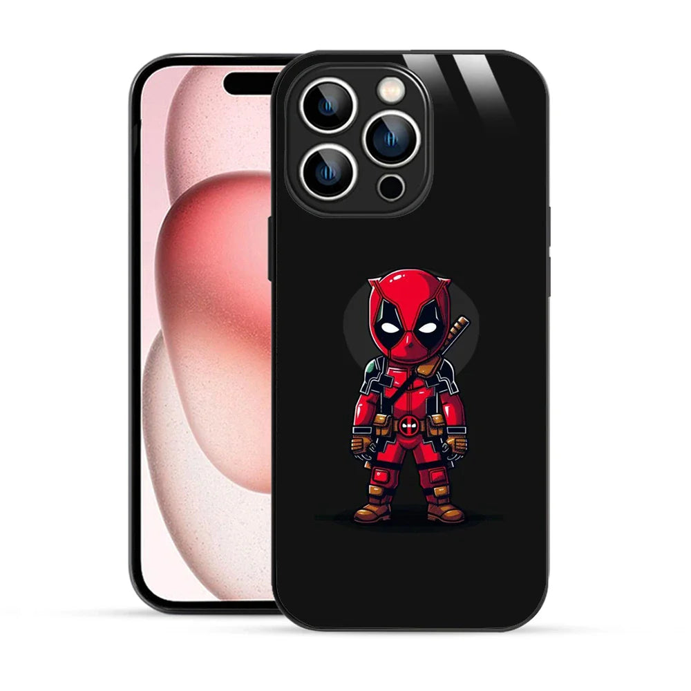Bornstud Deadpool Chibi Style Printed Case for iPhone 15 Pro Max