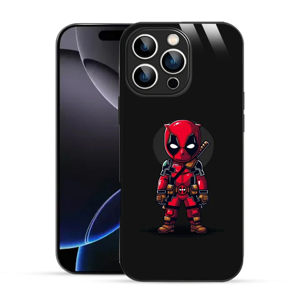 Bornstud Deadpool Chibi Style Printed Case for iPhone 16 Pro Max