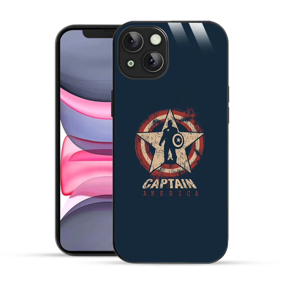 Bornstud Captain America Star Printed Case for iPhone 13