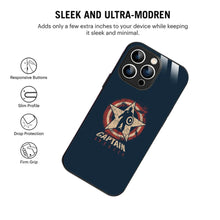 Bornstud Captain America Star Printed Case for iPhone 13 Pro Max