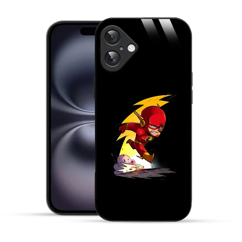 Bornstud The Flash Chibi Style Printed Case for iPhone 16 Plus