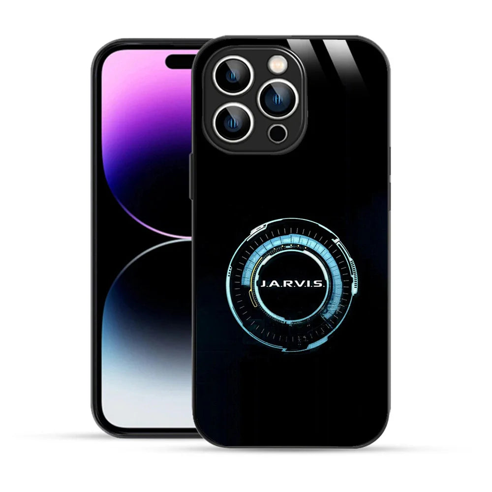 Bornstud J.A.R.V.I.S. HUD Style Printed Case for iPhone 14 Pro Max