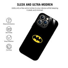 Bornstud Batman Minimalist Printed Case for iPhone 14 Pro Max