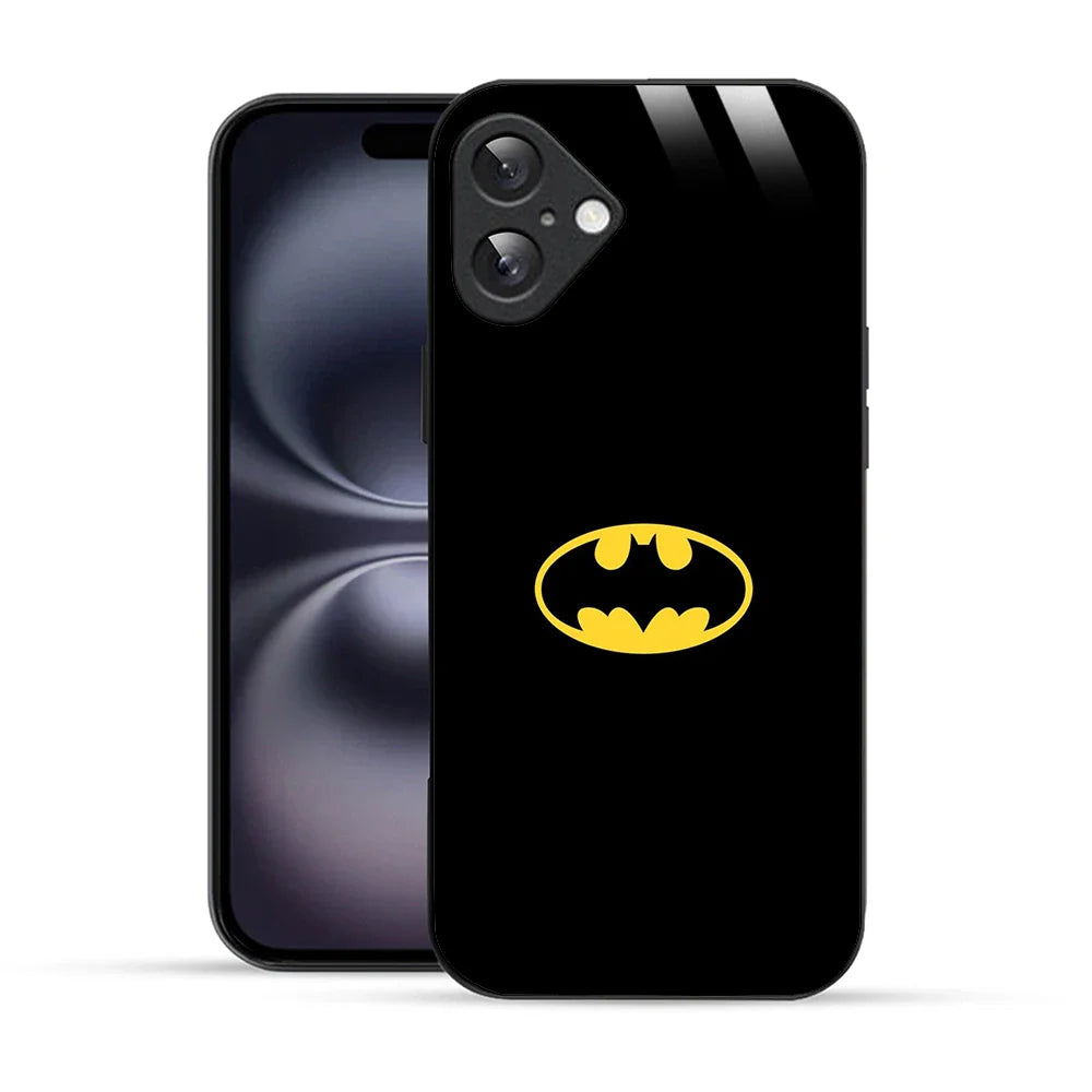 Bornstud Batman Minimalist Printed Case for iPhone 16 Plus