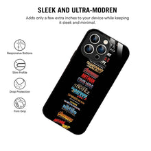 Bornstud Marvel Timeline Printed Case for iPhone 15 Pro Max