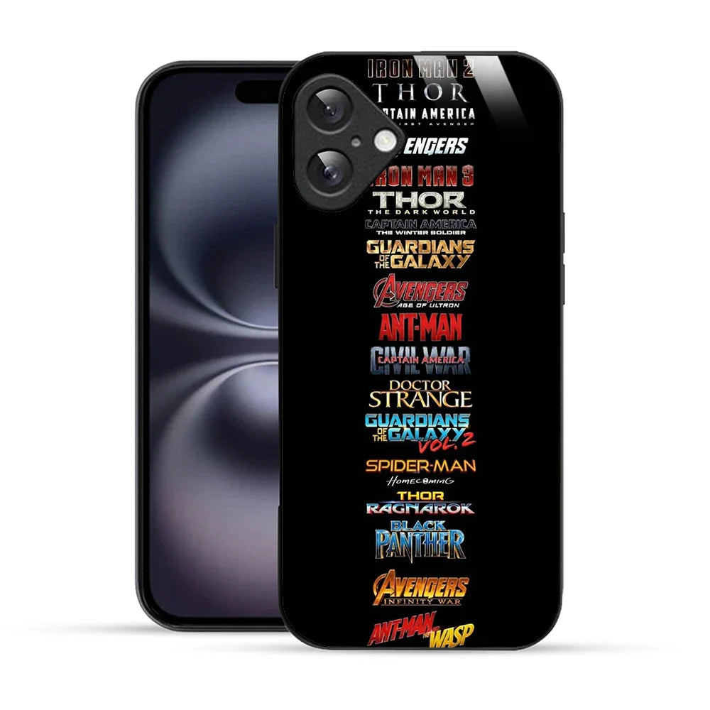 Bornstud Marvel Timeline Printed Case for iPhone 16 Plus