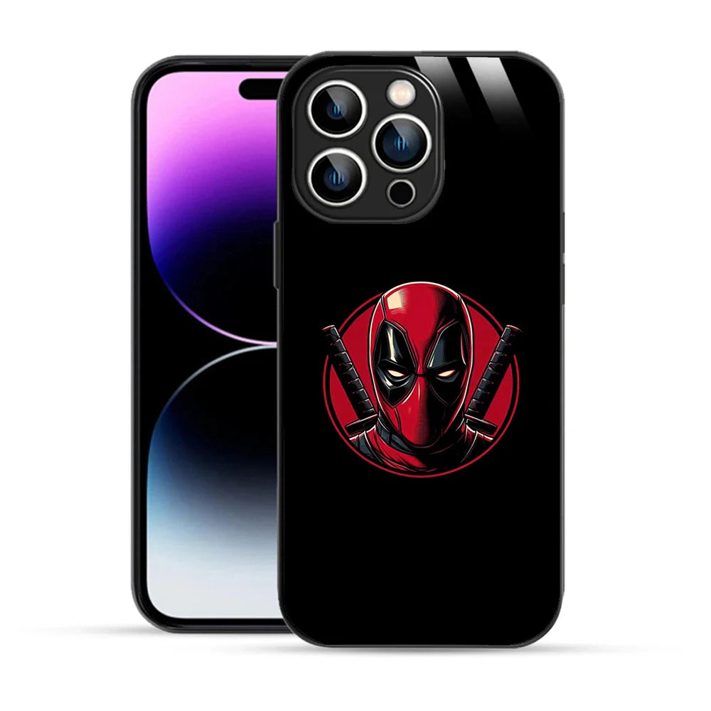 Bornstud Deadpool Warrior Printed Case for iPhone 14 Pro Max