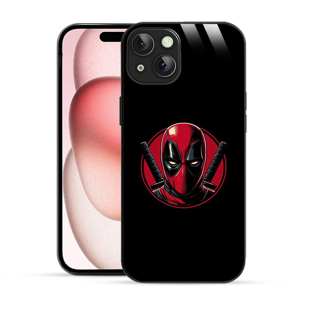Bornstud Deadpool Warrior Printed Case for iPhone 15