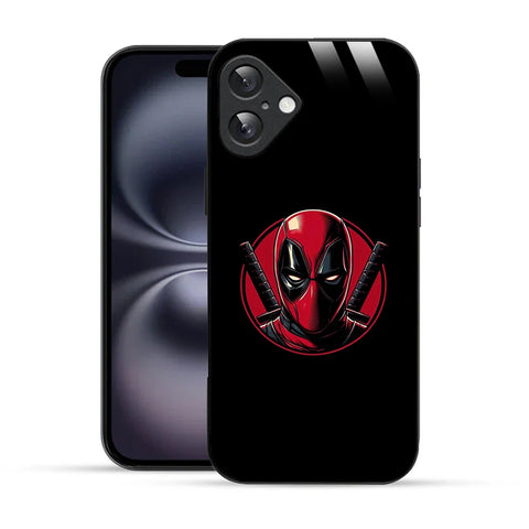 Bornstud Deadpool Warrior Printed Case for iPhone 16 Plus