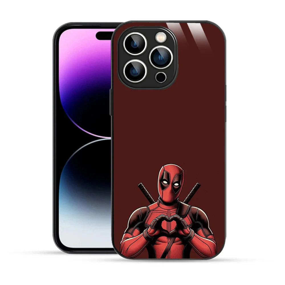 Bornstud Deadpool Love Printed Case for iPhone 14 Pro