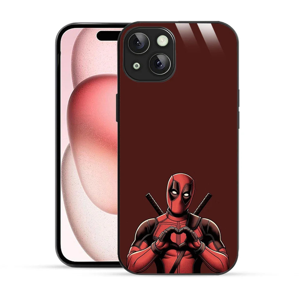 Bornstud Deadpool Love Printed Case for iPhone 15