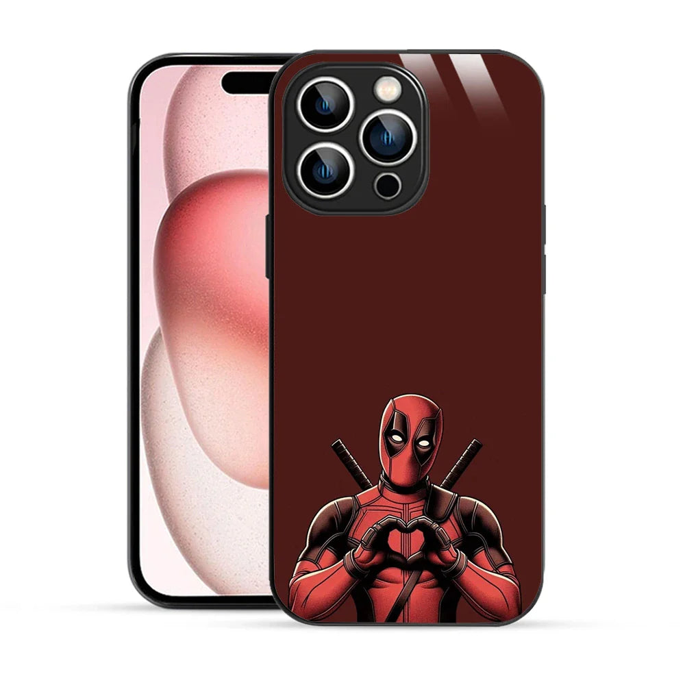 Bornstud Deadpool Love Printed Case for iPhone 15 Pro