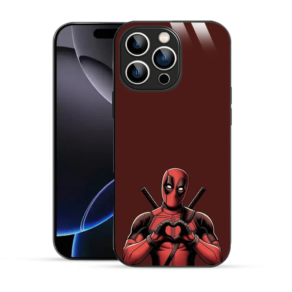 Bornstud Deadpool Love Printed Case for iPhone 16 Pro