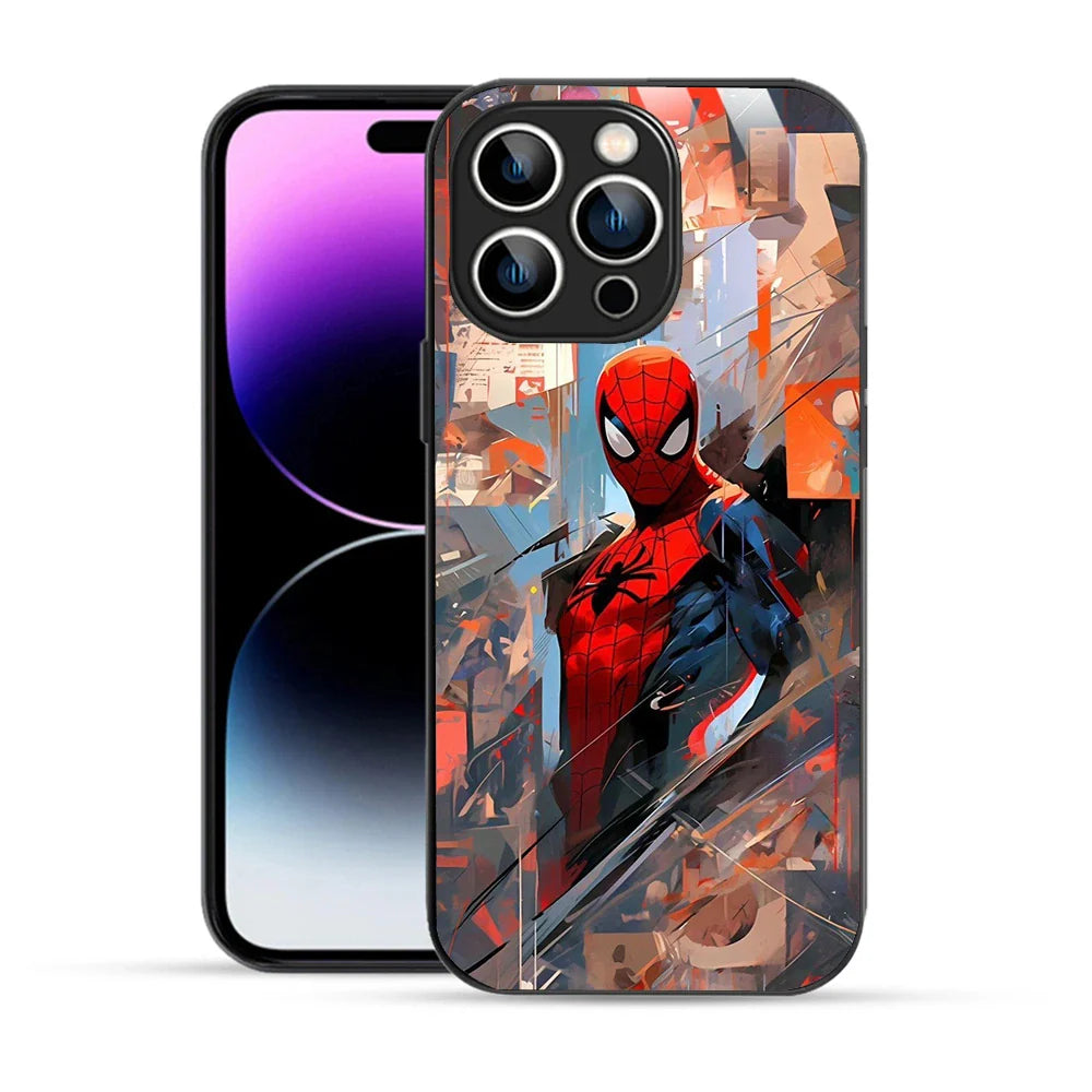 Bornstud Spider-Man Urban Art Printed Case for iPhone 14 Pro Max