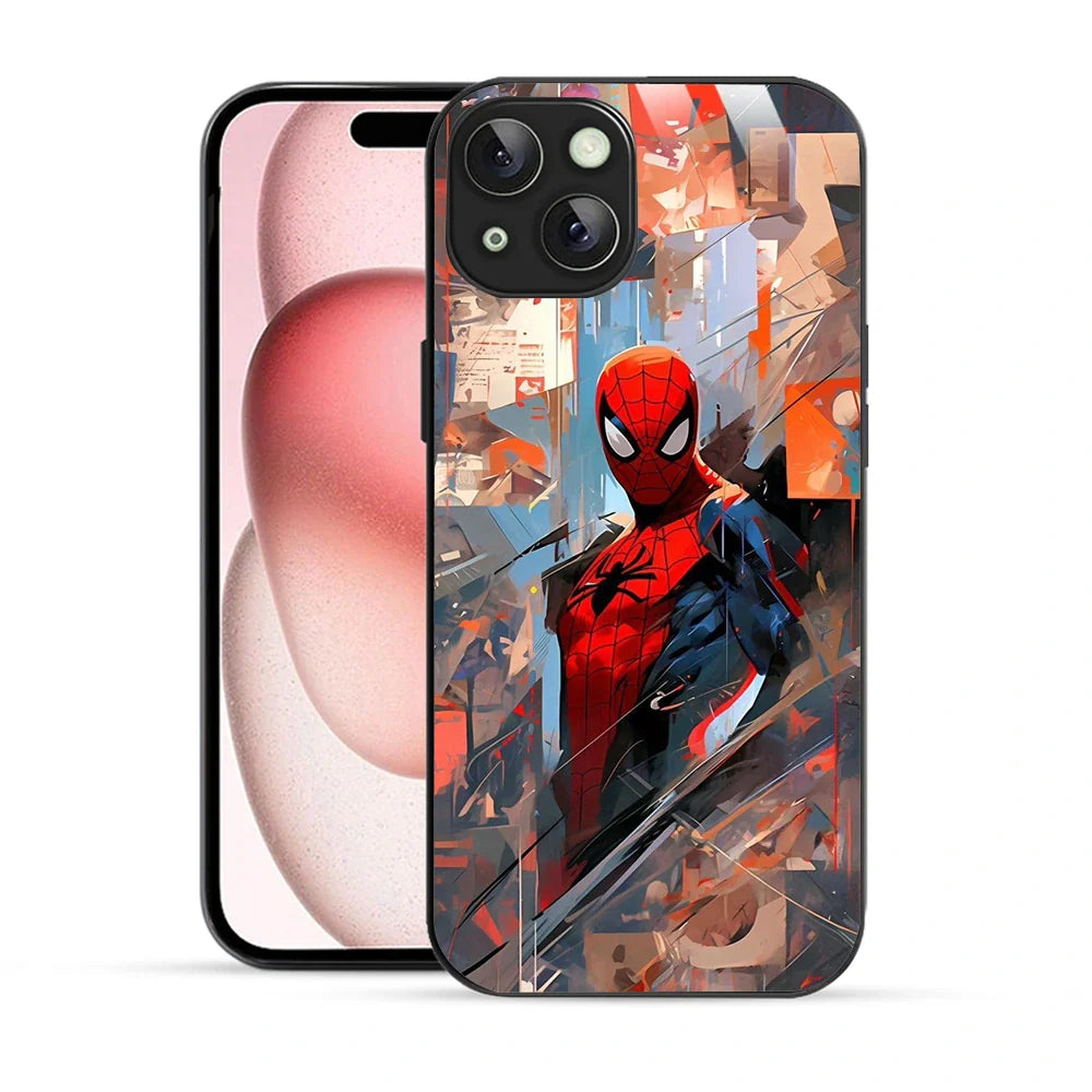 Bornstud Spider-Man Urban Art Printed Case for iPhone 15