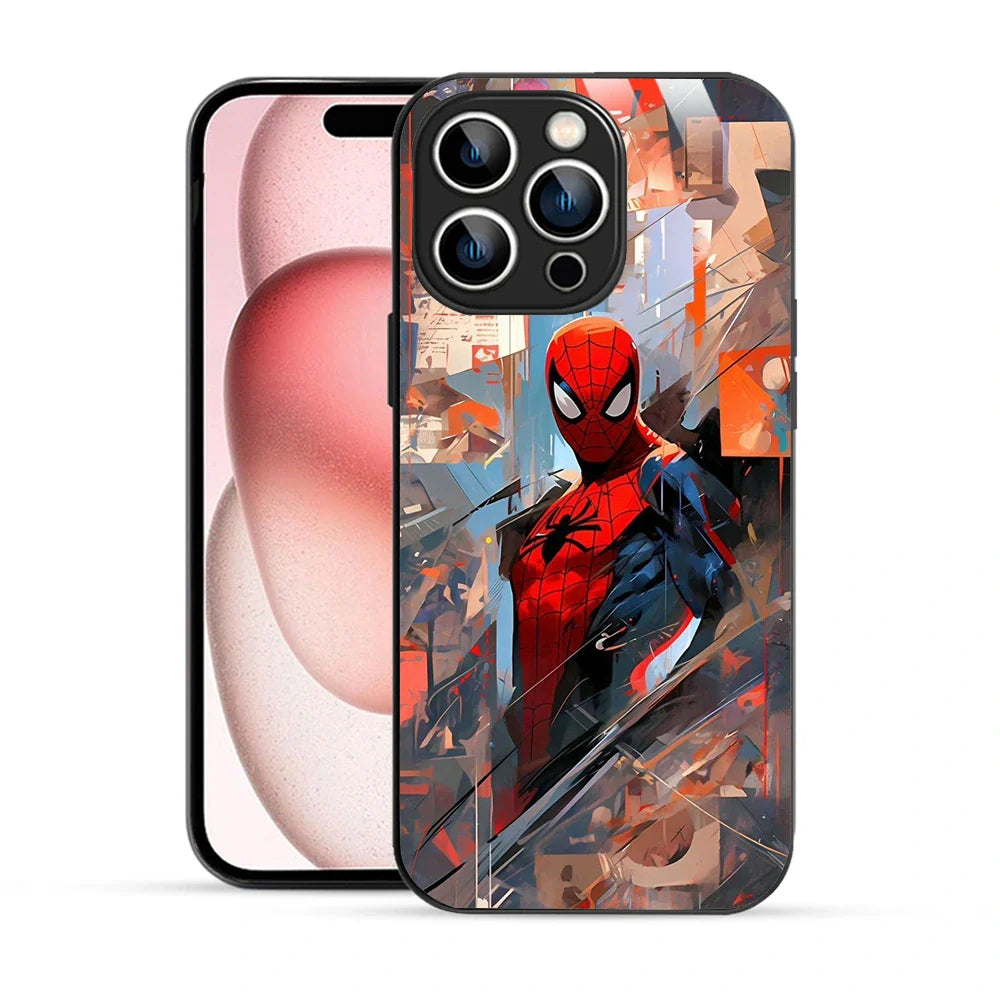 Bornstud Spider-Man Urban Art Printed Case for iPhone 15 Pro Max