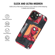 Bornstud Webbed Hero Collage Printed Case for iPhone 14 Plus