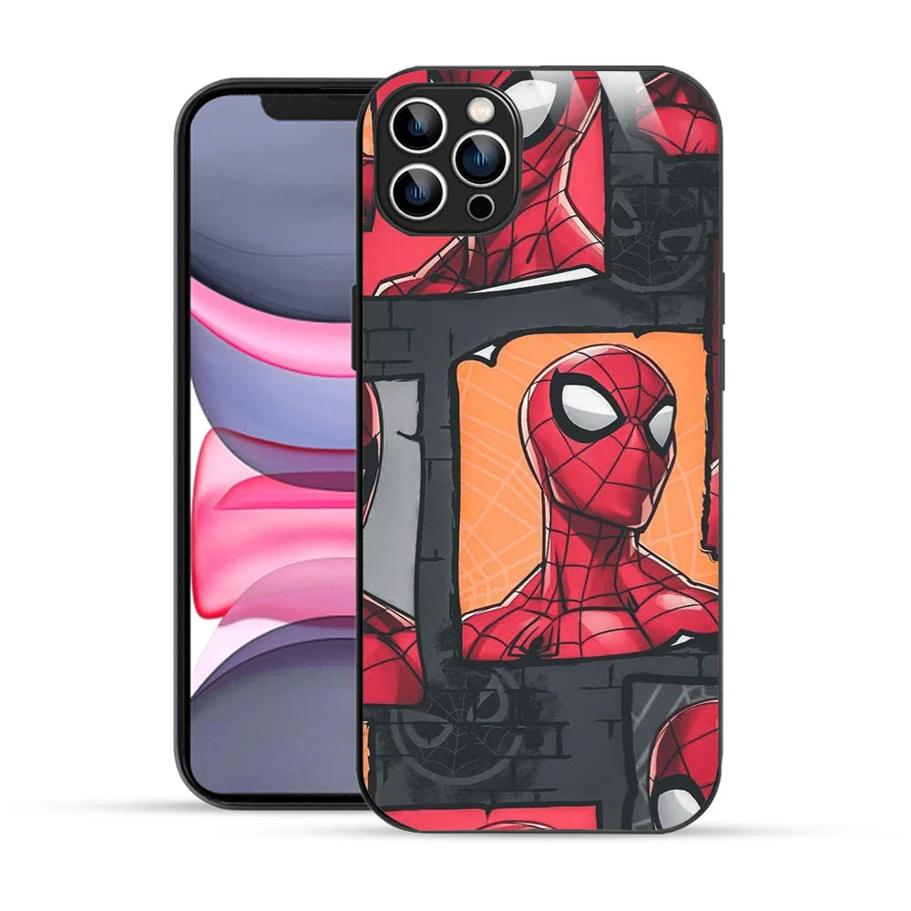 Bornstud Webbed Hero Collage Printed Case for iPhone 11 Pro
