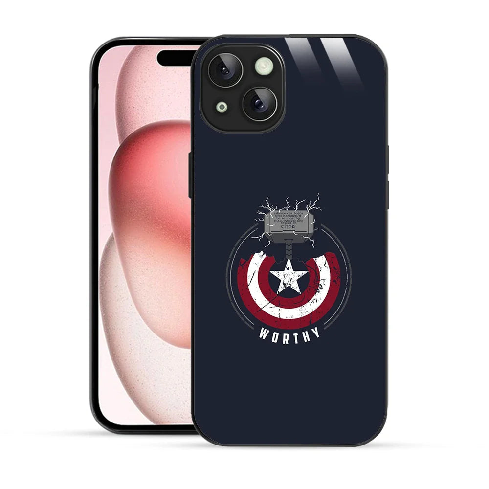 Bornstud Captain Shield Printed Case for iPhone 15