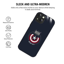 Bornstud Captain Shield Printed Case for iPhone 15