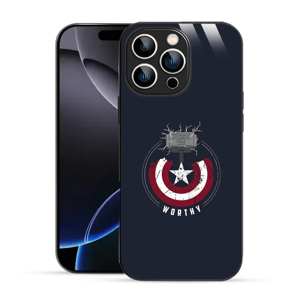 Bornstud Captain Shield Printed Case for iPhone 16 Pro