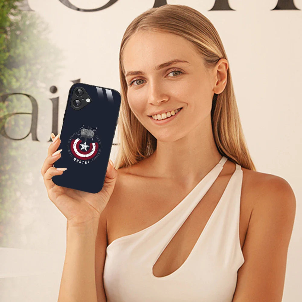 Bornstud Captain Shield Printed Case for iPhone 16