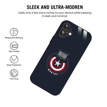 Bornstud Captain Shield Printed Case for iPhone 16