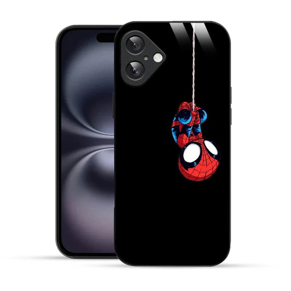 Bornstud Hanging Spider-Man Printed Case for iPhone 16
