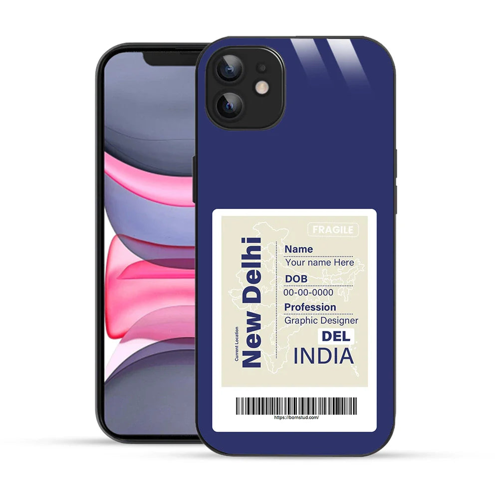 Bornstud Personalised my City tag Printed Case for iPhone 11 Rhino