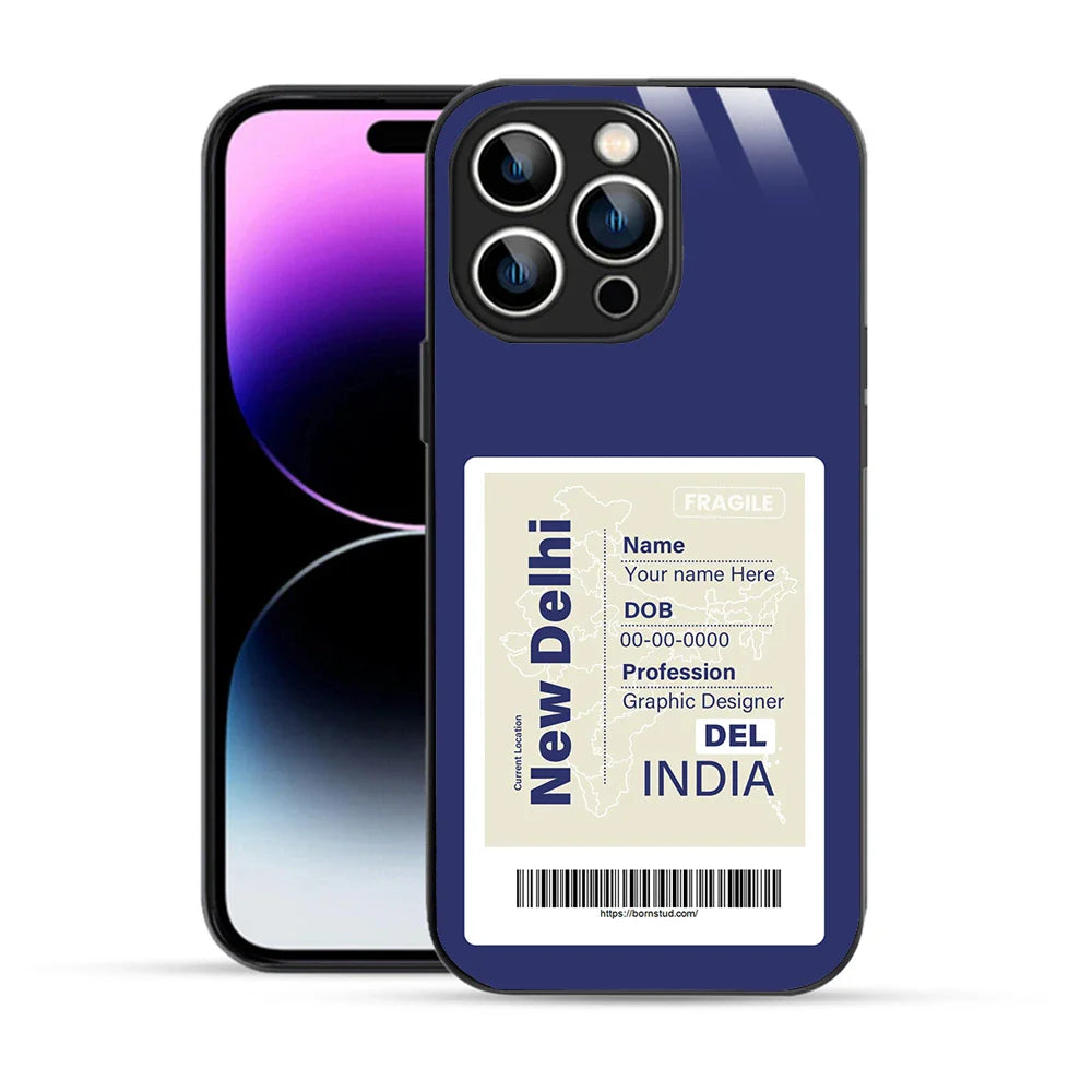 Bornstud Personalised my City tag Printed Case for iPhone 14 Pro Max Rhino