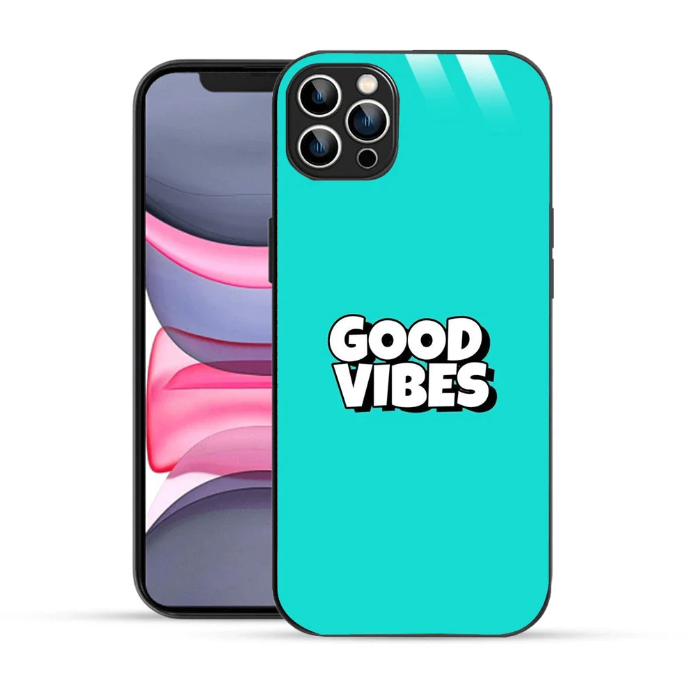 Bornstud Good Vibes Printed Case for iPhone 12 Pro