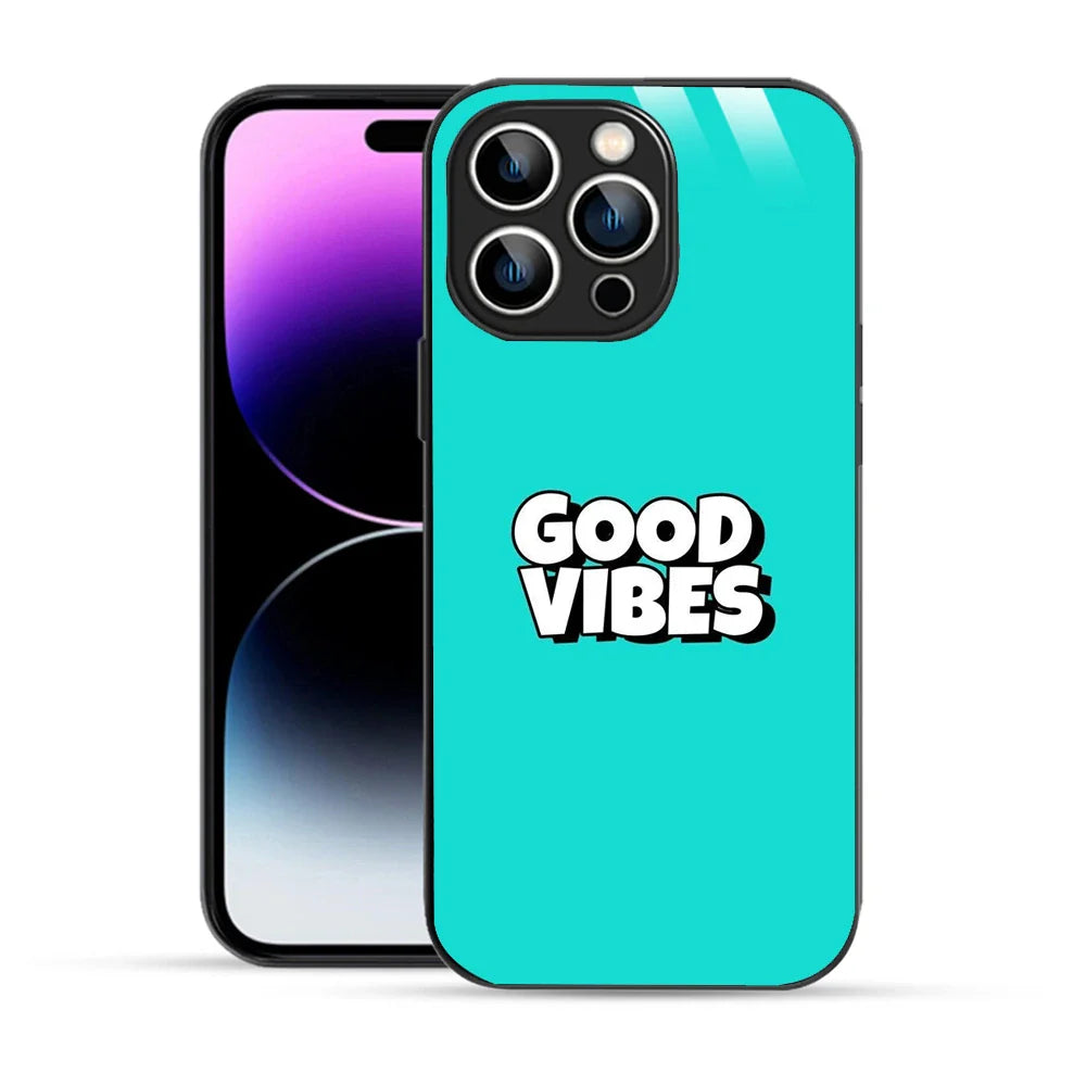 Bornstud Good Vibes Printed Case for iPhone 14 Pro