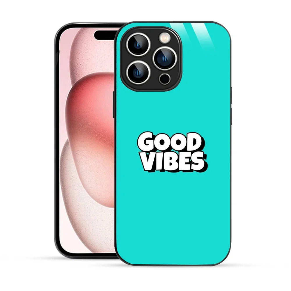Bornstud Good Vibes Printed Case for iPhone 15 Pro Max