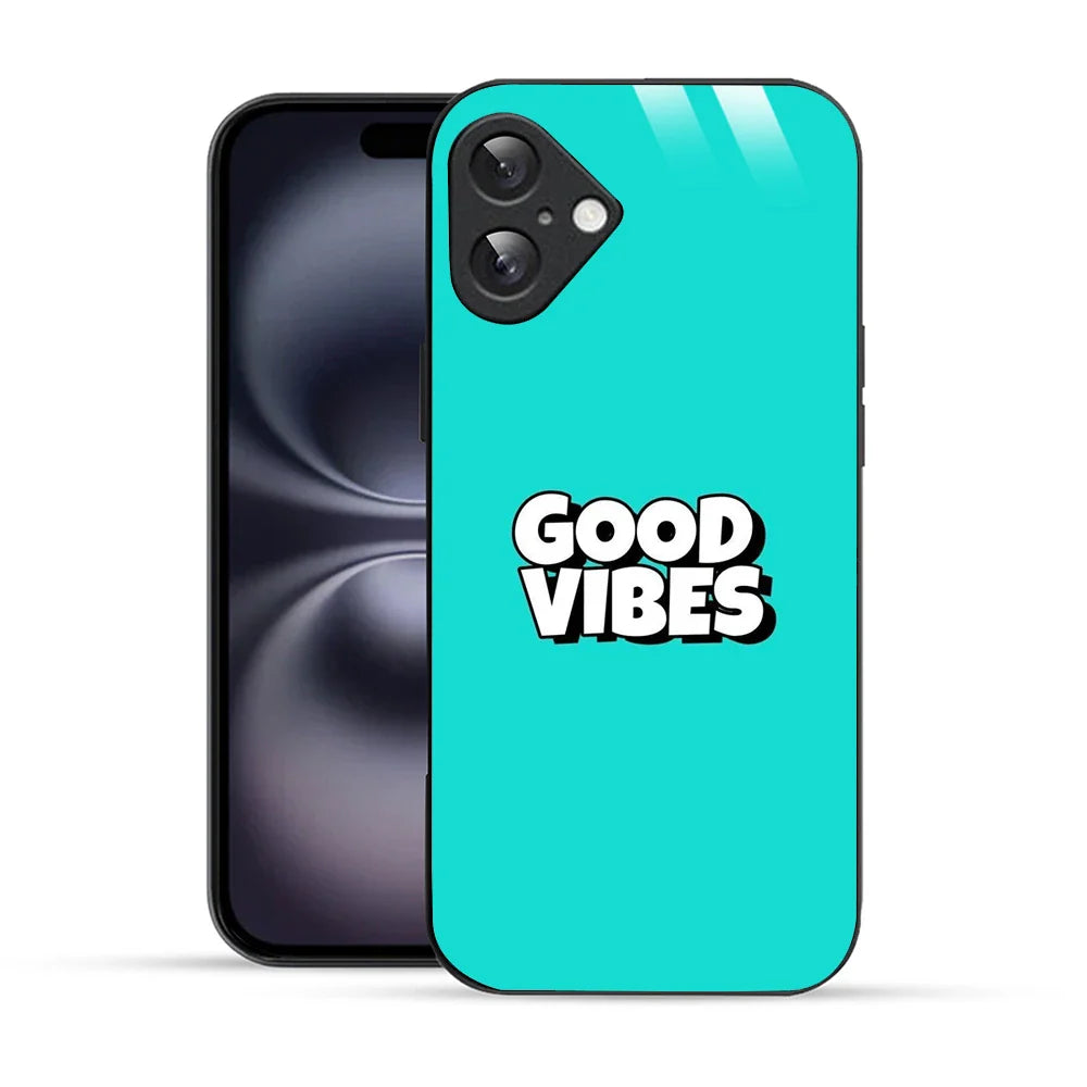 Bornstud Good Vibes Printed Case for iPhone 16 Plus