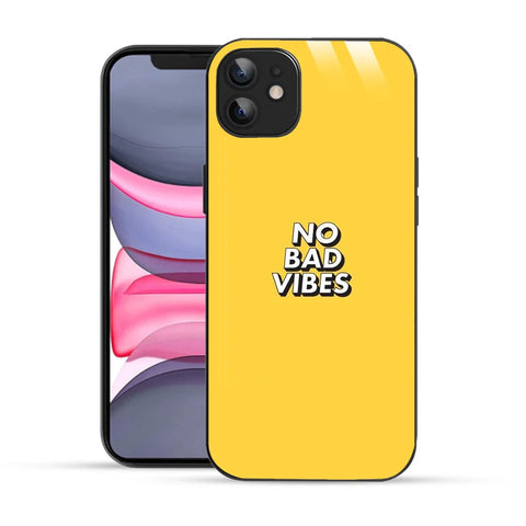 Bornstud No Bad Vibes Printed Case for iPhone 11