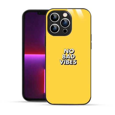 Bornstud No Bad Vibes Printed Case for iPhone 13 Pro Max