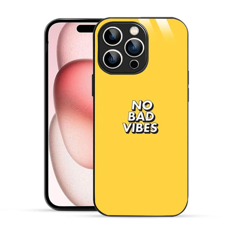 Bornstud No Bad Vibes Printed Case for iPhone 15 Pro Max