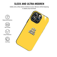 Bornstud No Bad Vibes Printed Case for iPhone 15 Pro Max