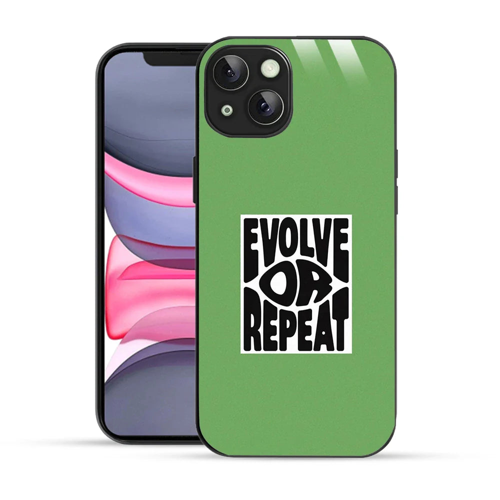 Bornstud Evolve or Repeat Printed Case for iPhone 14 Plus