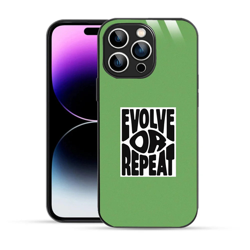 Bornstud Evolve or Repeat Printed Case for iPhone 14 Pro