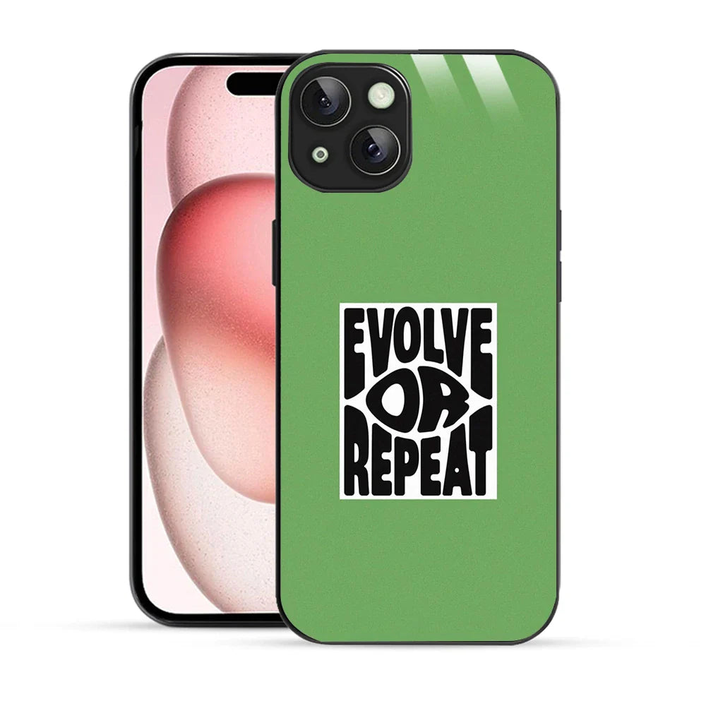 Bornstud Evolve or Repeat Printed Case for iPhone 15