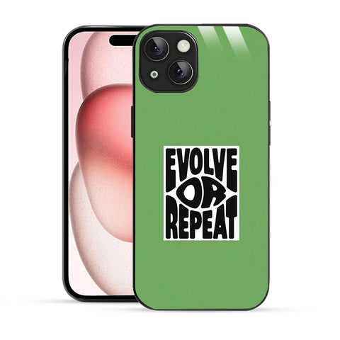 Bornstud Evolve or Repeat Printed Case for iPhone 15