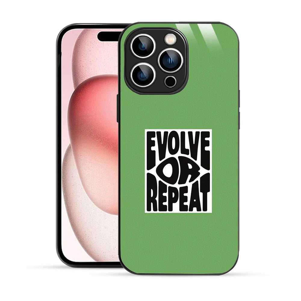 Bornstud Evolve or Repeat Printed Case for iPhone 15 Pro