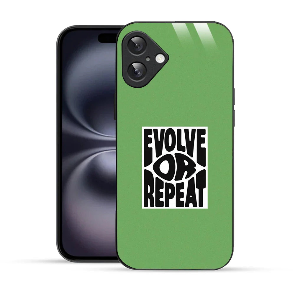 Bornstud Evolve or Repeat Printed Case for iPhone 16